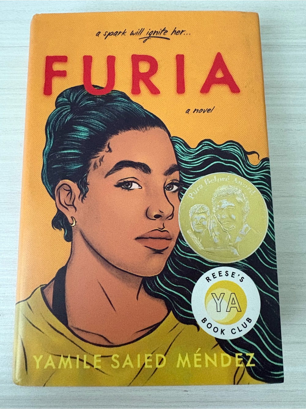 FURIA by Yamile Saied Méndez - Yellow & Black Cover